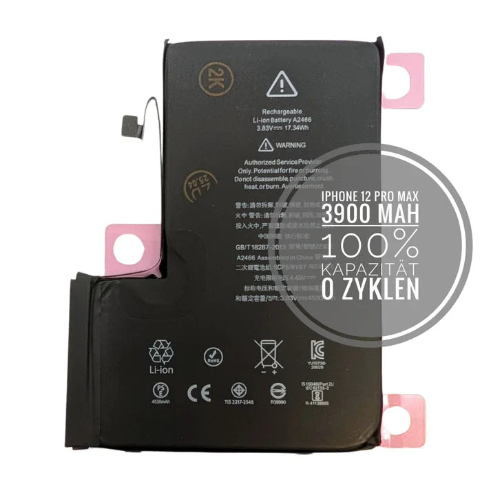 iPhone 12 Pro Max OEM HC Akku - Anlernbar als ORIGINAL USED ab iOS 18