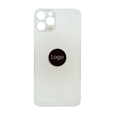 iPhone 11 Pro Max Rückglas Backcover mit Logo (AAA-Qualität)