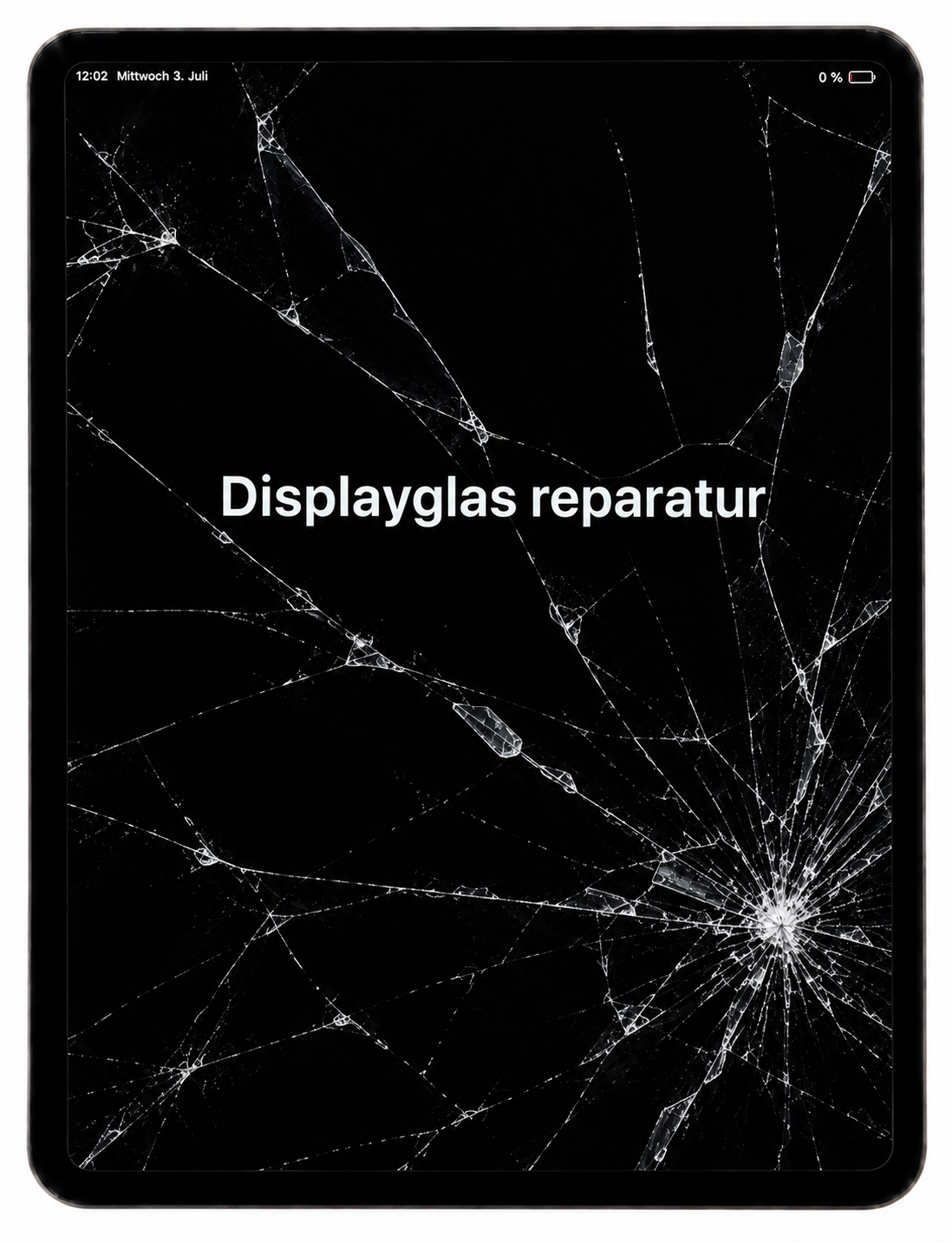 iPad Displayglas Reparatur – gesplittertes Display