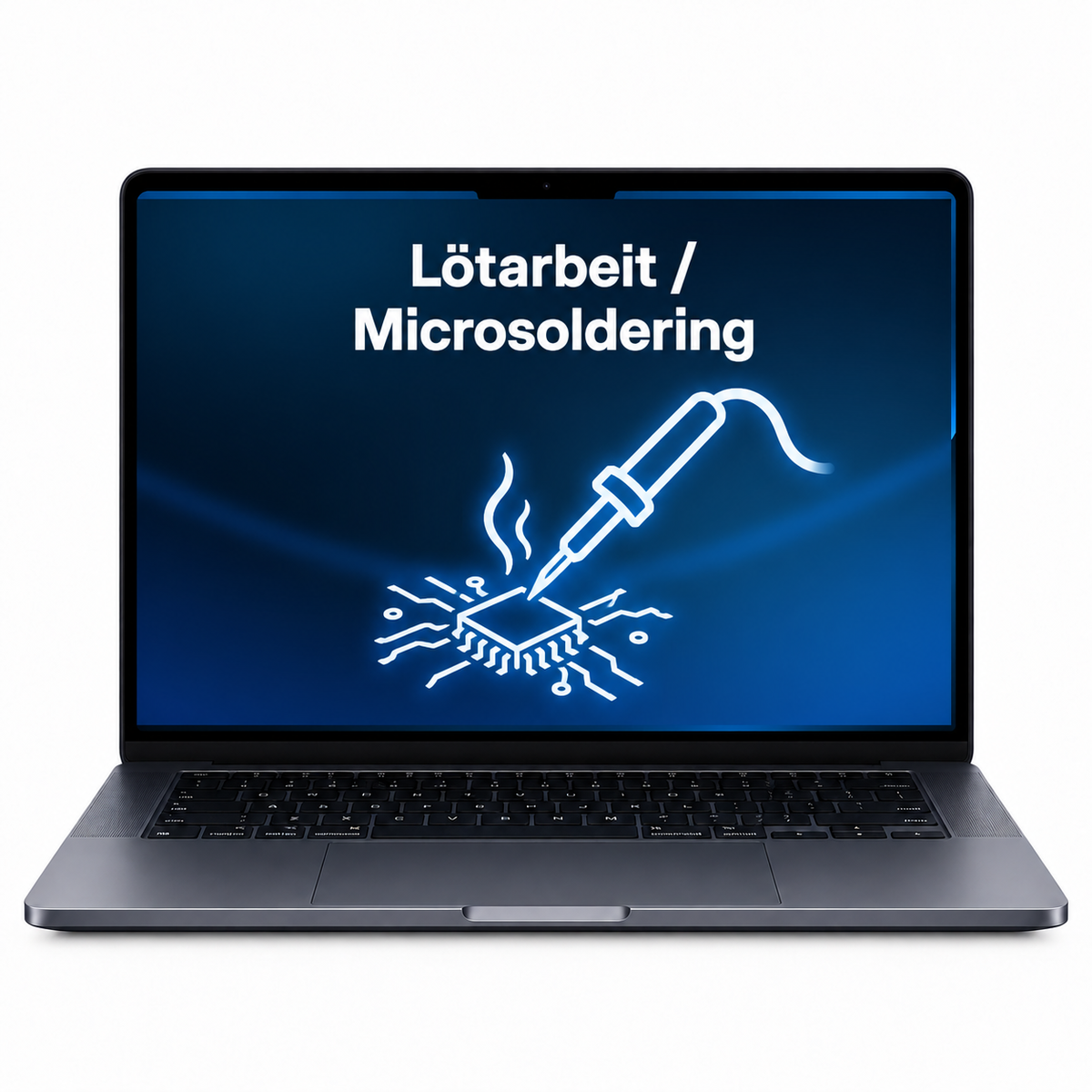MacBook Lötarbeit / Microsoldering